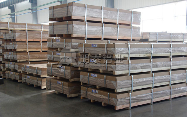 银河28wd铝业5083铝板仓库